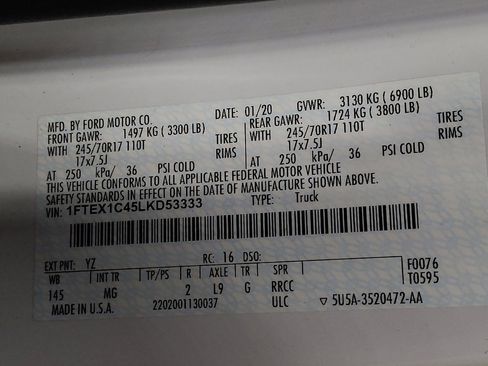 Used 2020 Ford F150 XLT w/ Equipment Group 301A Mid image 33