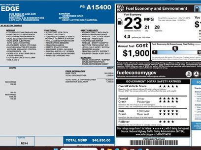 Certified 2023 Ford Edge ST-Line w/ Cargo Accessory Package