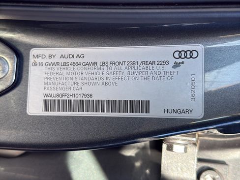 Used 2017 Audi A3 2.0T Premium Plus w/ Premium Plus Package image 28