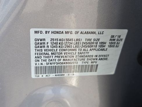 Used 2019 Honda Pilot EX-L image 37