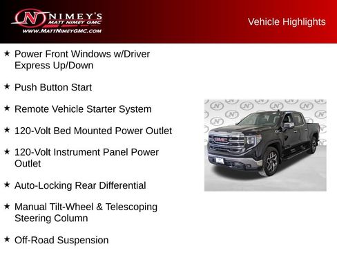 Used 2022 GMC Sierra 1500 SLT w/ X31 Off-Road Package AWD/4WD image 16