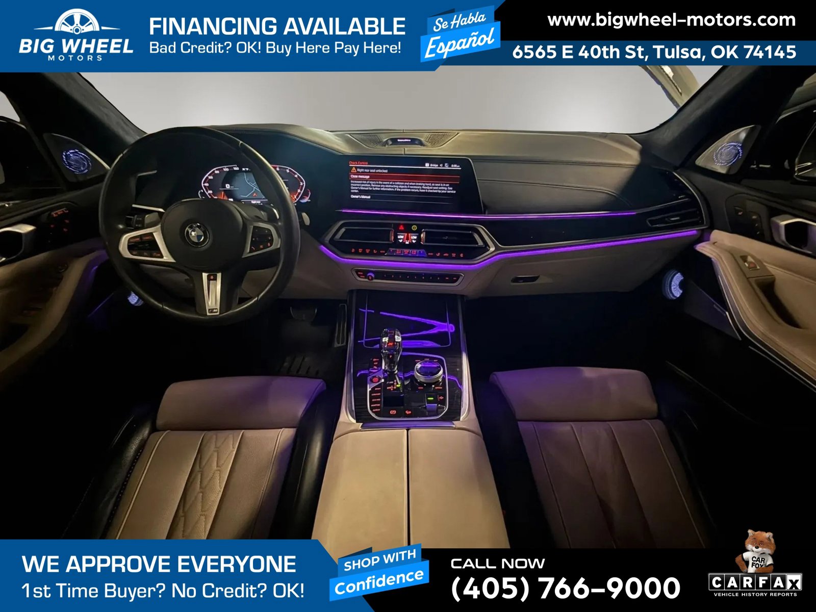 Used 2021 BMW X7 M50i w/ Dynamic Handling Package AWD/4WD image 14