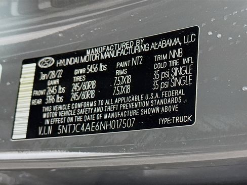 Used 2022 Hyundai Santa Cruz SEL w/ Activity Package image 40