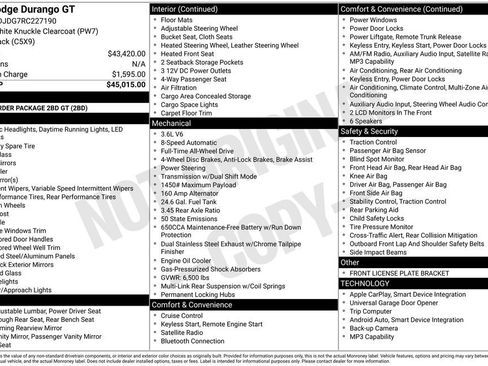 Certified 2024 Dodge Durango GT image 7