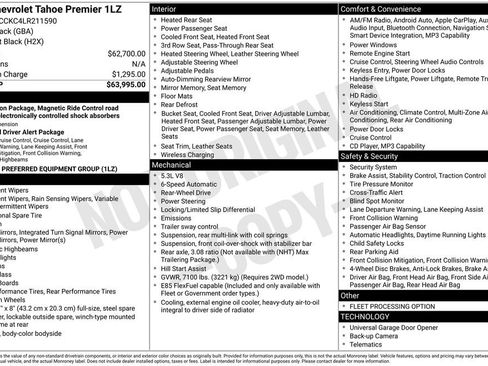 Used 2020 Chevrolet Tahoe Premier RWD image 5