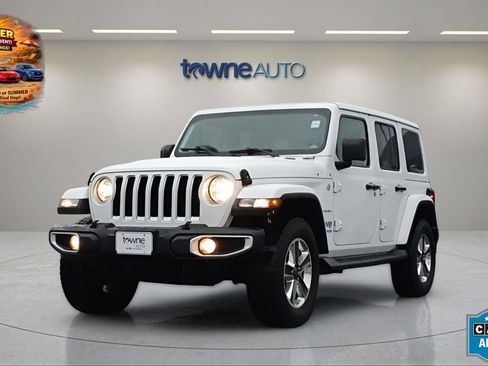Used 2020 Jeep Wrangler Unlimited Sahara w/ Uconnect 4C Nav & Sound Group AWD/4WD image 1