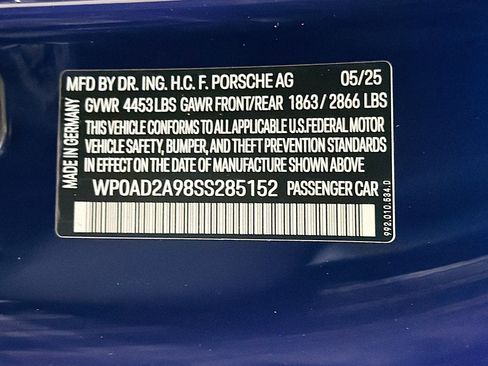 Certified 2025 Porsche 911 Turbo AWD/4WD image 41