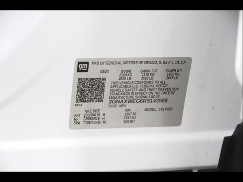 Certified 2024 Chevrolet Equinox RS w/ RS Leather Package AWD/4WD image 22