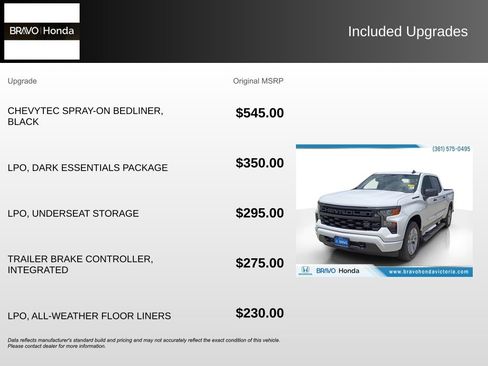 Used 2024 Chevrolet Silverado 1500 Custom w/ LPO, Dark Essentials Package RWD image 5