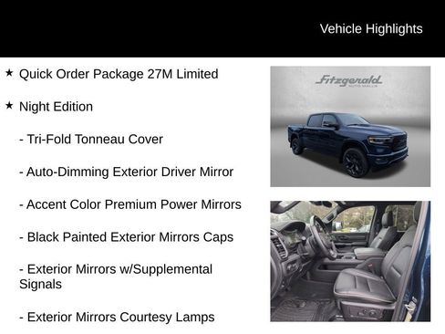 Used 2022 RAM 1500 Limited w/ Night Edition image 9