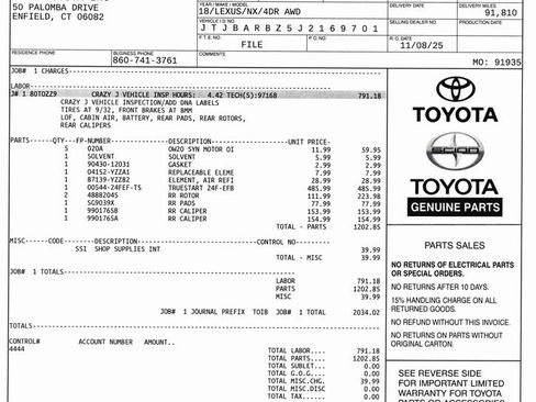 Used 2018 Lexus NX 300 AWD image 9