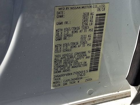 Used 2019 Nissan Frontier SV AWD/4WD image 27