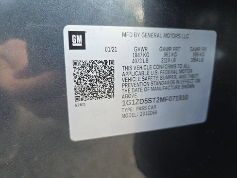 Certified 2021 Chevrolet Malibu LT FWD image 34