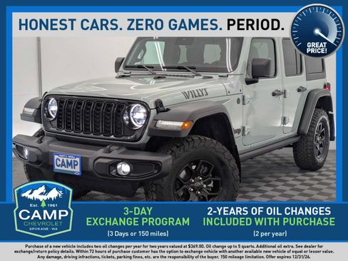 Used 2024 Jeep Wrangler Unlimited Sport AWD/4WD image 1