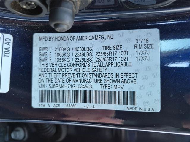Used 2016 Honda CR-V EX-L image 14