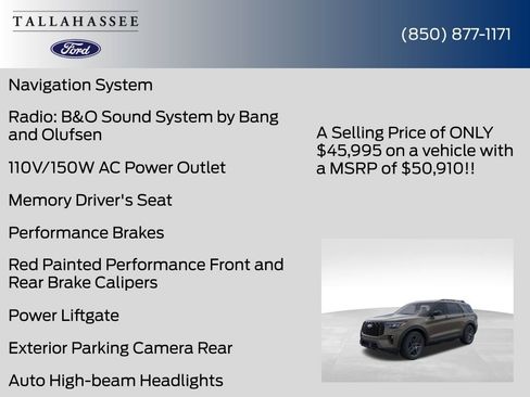 New 2026 Ford Explorer ST-Line RWD image 29