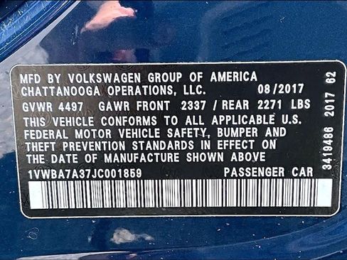 Used 2018 Volkswagen Passat 2.0T SE FWD image 36