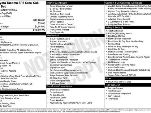 Certified 2024 Toyota Tacoma SR5 AWD/4WD image 31