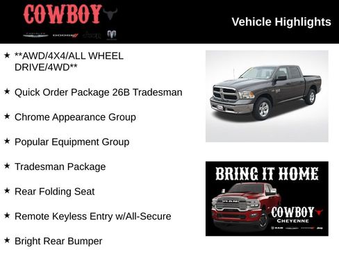 Used 2019 RAM 1500 Tradesman w/ Popular Equipment Group image 2