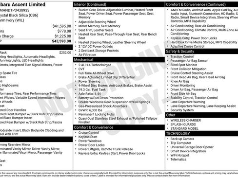 Used 2023 Subaru Ascent Limited image 16