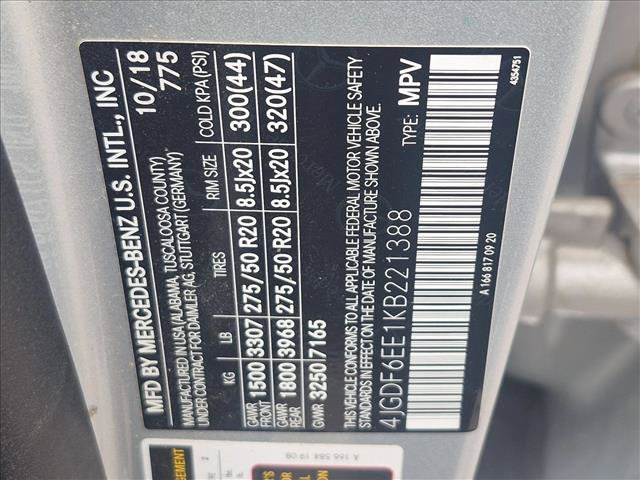 Used 2019 Mercedes-Benz GLS 450 4MATIC w/ Premium 1 Package image 16