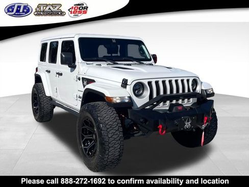 Used 2022 Jeep Wrangler Unlimited Sahara w/ Cold Weather Group AWD/4WD image 1