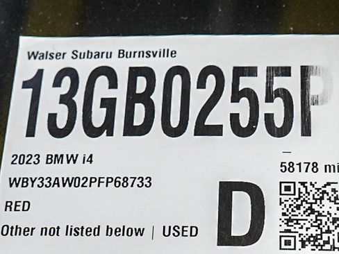 Used 2023 BMW i4 M50 w/ M Carbon Exterior Package AWD/4WD image 29