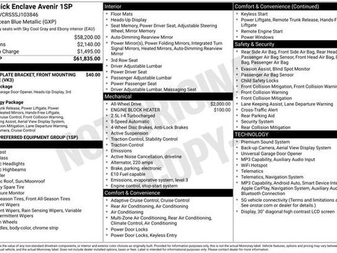 Used 2025 Buick Enclave Avenir AWD/4WD image 3