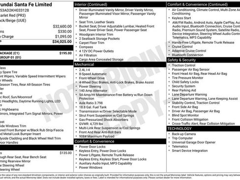 Used 2019 Hyundai Santa Fe Limited w/ Cargo Package image 5