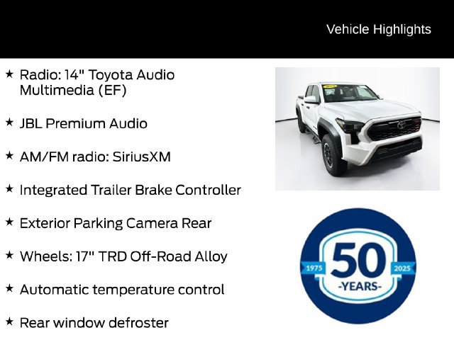 Used 2024 Toyota Tacoma TRD Off-Road w/ TRD Off Road Upgrade Package AWD/4WD image 11