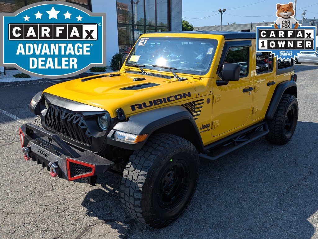 Used 2021 Jeep Wrangler Unlimited Rubicon w/ Cold Weather Group AWD/4WD image 2