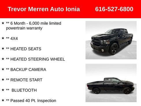 Used 2019 RAM 1500 Classic SLT w/ Black Appearance Group image 7