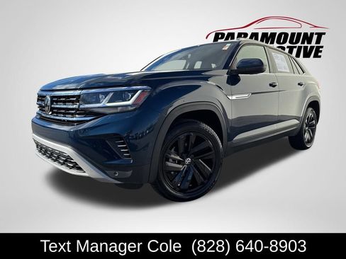 Certified 2023 Volkswagen Atlas Cross Sport SE w/ Black Wheel Package image 1