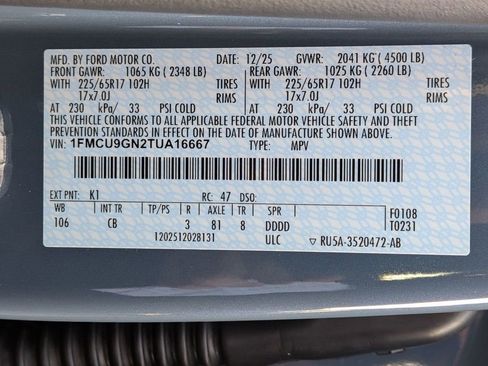 New 2026 Ford Escape Active w/ Cold Weather Package image 51