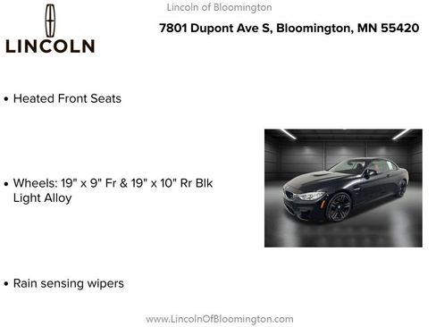 Used 2015 BMW M4 Convertible image 9