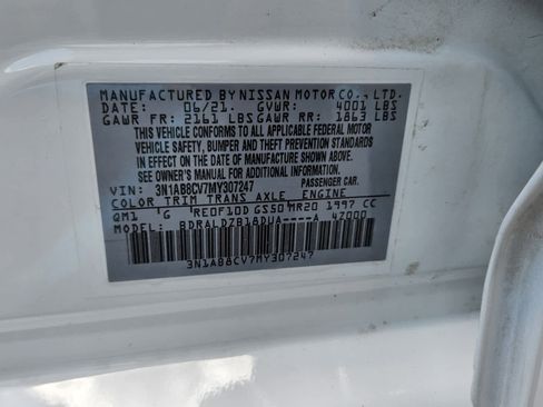 Used 2021 Nissan Sentra SV image 7