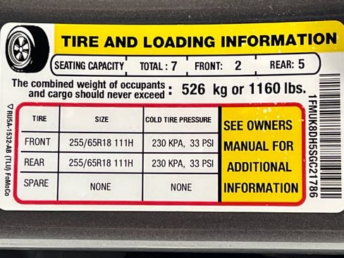 Used 2025 Ford Explorer Active AWD/4WD image 76