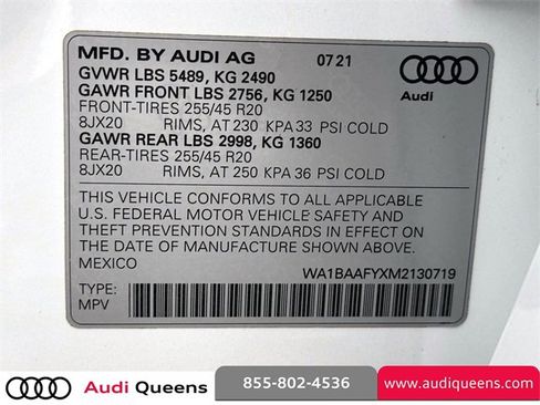 Certified 2021 Audi Q5 2.0T Premium Plus w/ Premium Plus Package image 33