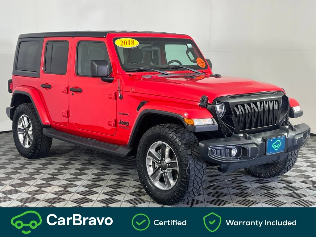 Used 2018 Jeep Wrangler Unlimited Sahara AWD/4WD image 2