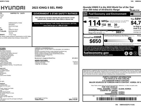 Used 2023 Hyundai Ioniq 5 SEL image 51