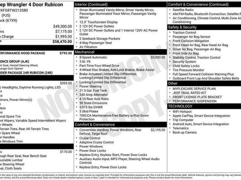 New 2026 Jeep Wrangler Unlimited Rubicon AWD/4WD image 8