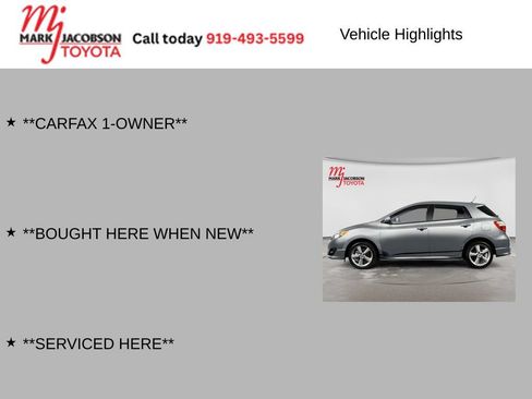 Used 2010 Toyota Matrix w/ PWR Pkg FWD image 6