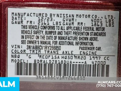 Used 2024 Nissan Sentra SV FWD image 55