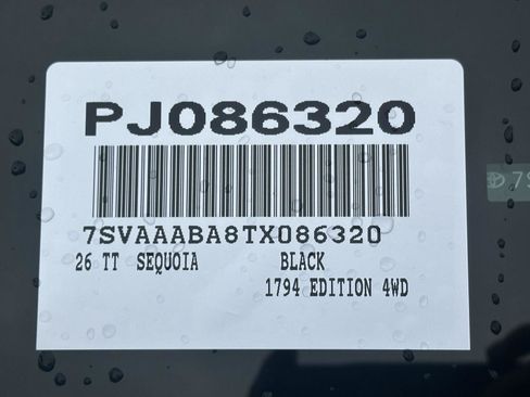 Certified 2026 Toyota Sequoia 1794 Edition AWD/4WD image 15
