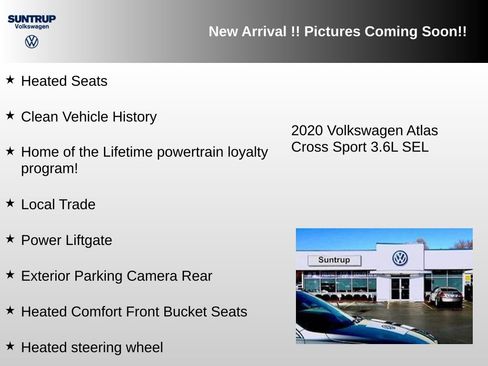 Used 2020 Volkswagen Atlas Cross Sport SEL AWD/4WD image 2