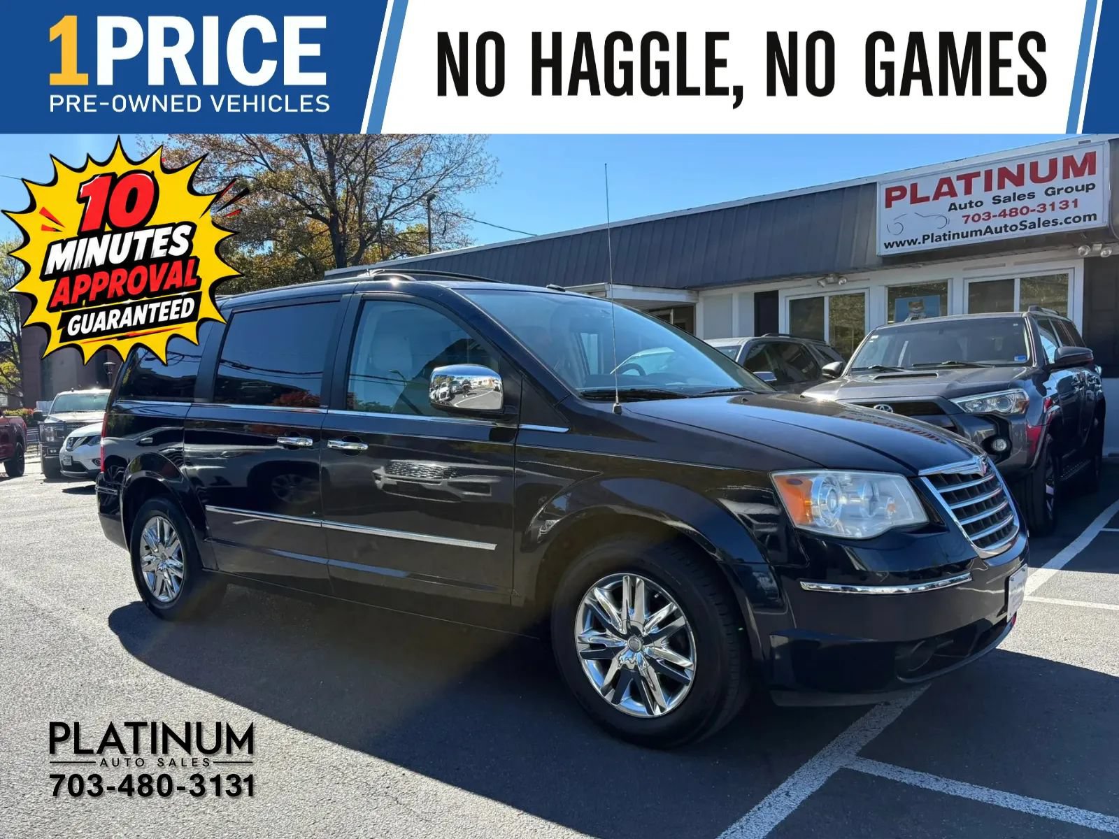 Used 2010 Chrysler Town & Country Limited w/ Entertainment Group #3 FWD image 1
