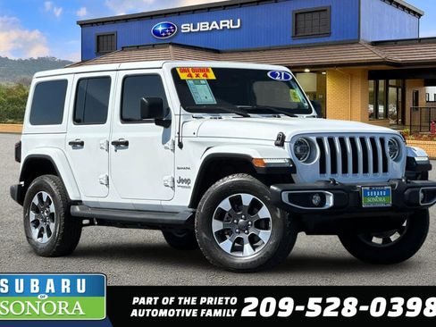 Used 2021 Jeep Wrangler Unlimited Sahara AWD/4WD image 1