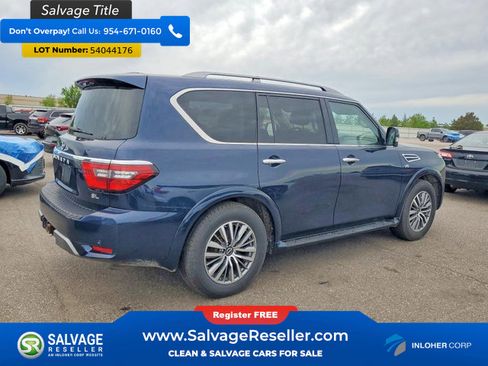 Used 2021 Nissan Armada SL w/ Captain's Chairs Package AWD/4WD image 4