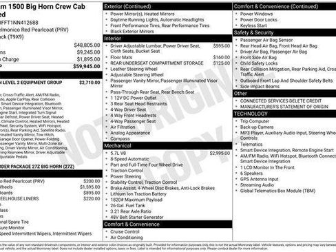 Certified 2022 RAM 1500 Big Horn AWD/4WD image 4