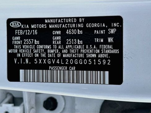 Used 2016 Kia Optima SX FWD image 34